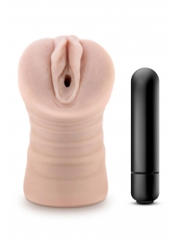 Телесный мастурбатор-вагина Ayumi с вибрацией - Blush Novelties - в Муроме купить с доставкой