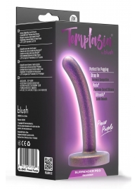 Фиолетовая насадка с гладкой поверхностью Surrender 4.75 Inch Beginner Pegging Dildo - 12 см. - Blush Novelties - купить с доставкой в Муроме