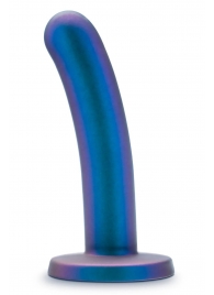 Синяя насадка с гладкой поверхностью Surrender 5.75 Inch Intermediate Pegging Dildo - 14,6 см. - Blush Novelties - купить с доставкой в Муроме