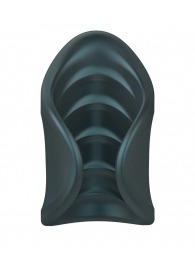 Серый сквозной мастурбатор с вибрацией Manwan Starter - Manwan - в Муроме купить с доставкой