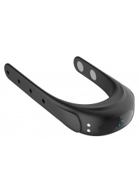 Черное эрекционное виброкольцо на ремешках - Boys of Toys - в Муроме купить с доставкой