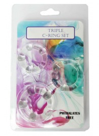 Набор из 3 эрекционных прозрачных колец - Boys of Toys - в Муроме купить с доставкой