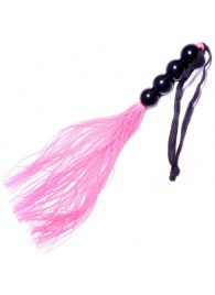 Розовая силиконовая плеть - 35,5 см. - Boys of Toys - купить с доставкой в Муроме