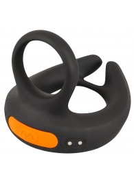 Черный вибростимулятор мошонки RC Scrotum Stimulator with Vibration - Orion - в Муроме купить с доставкой