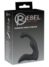 Черный перезаряжаемый стимулятор простаты с вибрацией - 14,6 см. - Orion - в Муроме купить с доставкой