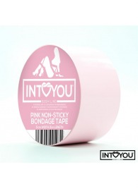 Розовый скотч для фиксации Non-Sticky Bondage Tape - 15 м. - Intoyou - купить с доставкой в Муроме