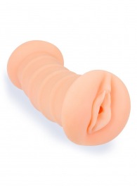Телесный двусторонний мастурбатор с вибропулей и эрекционными кольцами в комплекте - Sexy Girl - в Муроме купить с доставкой