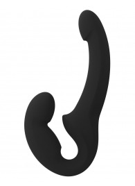 Черный безремневой страпон Share Lite - Fun Factory - купить с доставкой в Муроме