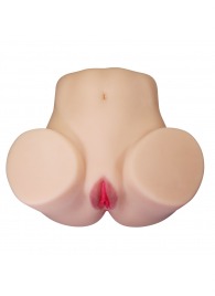 Телесный мастурбатор Julia с 2 любовными каналами - Baile - в Муроме купить с доставкой