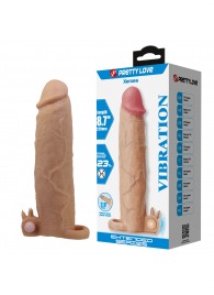 Телесная насадка на пенис Xerxes - 22 см. - Baile - в Муроме купить с доставкой