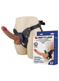 Поясной страпон Wells: трусики в форме бабочки и фаллоимитатор-насадка - Baile - купить с доставкой в Муроме