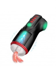 Интерактивный мастурбатор Raven с вакуумом, вибрацией и подсветкой - Shots Media BV - в Муроме купить с доставкой