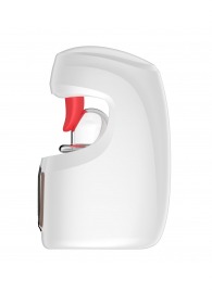 Белый мастурбатор с язычком и возвратно-поступательными движениями - Secwell - в Муроме купить с доставкой