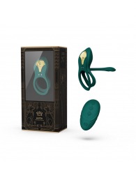 Зеленое эрекционное виброкольцо Bayek с пультом ДУ - Zalo - в Муроме купить с доставкой