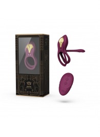 Фиолетовое эрекционное виброкольцо Bayek с пультом ДУ - Zalo - в Муроме купить с доставкой