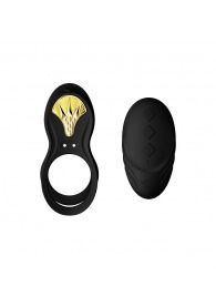 Черное эрекционное виброкольцо Bayek с пультом ДУ - Zalo - в Муроме купить с доставкой