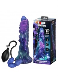 Фиолетовый яйцеродящий фаллоимитатор Duskwalker Sentinal на присоске - 22,4 см. - Baile - купить с доставкой в Муроме