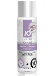 Лубрикант на водной основе для женщин JO AGAPE LUBRICANT ORIGINAL - 60 мл. - System JO - купить с доставкой в Муроме