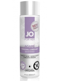 Женский лубрикант на водной основе JO AGAPE LUBRICANT ORIGINAL - 120 мл. - System JO - купить с доставкой в Муроме