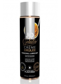 Лубрикант с ароматом крем-брюле JO GELATO CREME BRULEE - 120 мл. - System JO - купить с доставкой в Муроме