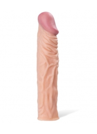 Насадка с ярко выраженной головкой и рельефным стволом - 19 см. - A-toys - в Муроме купить с доставкой