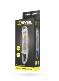 Прозрачная насадка с петлёй для фиксации - 14 см. - ToyFa - в Муроме купить с доставкой