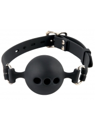 Силиконовый кляп-шар с отверстиями для дыхания Silicone Breathable Ball Gag Small - Pipedream - купить с доставкой в Муроме