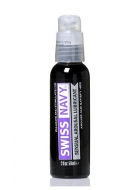 Возбуждающий гель-лубрикант на водной основе Sensual Arousal Lubricant - 59 мл. - Swiss navy - купить с доставкой в Муроме