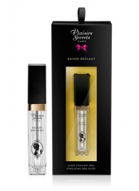 Стимулирующий блеск для губ Baiser Brulant Gloss Plaisirs Secrets - 7 мл. - Plaisir Secret - купить с доставкой в Муроме