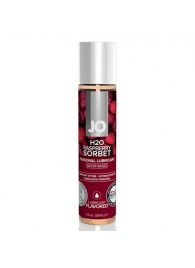 Смазка с ароматом малинового щербета JO Flavored Raspberry Sorbet - 30 мл. - System JO - купить с доставкой в Муроме