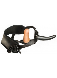 Женский страпон с вагинальной пробкой Woman Strap - 12 см. - LOVETOY (А-Полимер) - купить с доставкой в Муроме