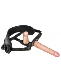 Женский страпон с вагинальной пробкой Woman Strap - 18 см. - LOVETOY (А-Полимер) - купить с доставкой в Муроме