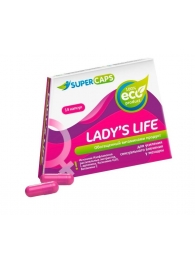 Возбуждающие капсулы Ladys Life - 14 капсул (0,35 гр.) - SuperCaps - купить с доставкой в Муроме