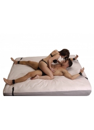 Бондаж для фиксации на кровати Frisky Bedroom Restraint Kit - XR Brands - купить с доставкой в Муроме