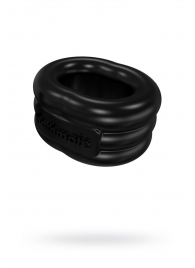 Чёрное эрекционное виброкольцо Stretch - Bathmate - в Муроме купить с доставкой
