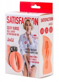 Мастурбатор с виброкольцом Satisfaction Magazine Nurse - Lola Games - в Муроме купить с доставкой