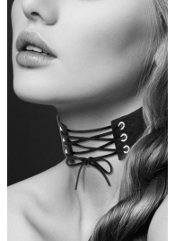Оригинальный ошейник-чокер со шнуровкой - Bijoux Pour Toi - купить с доставкой в Муроме