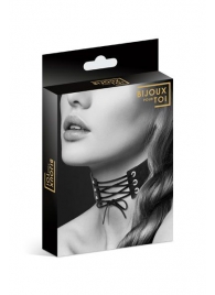 Оригинальный ошейник-чокер со шнуровкой - Bijoux Pour Toi - купить с доставкой в Муроме