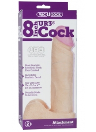 Ультрареалистичная насадка для трусиков Vac-U-Lock 8  ULTRASKYN Cock - 20,57 см. - Doc Johnson - купить с доставкой в Муроме