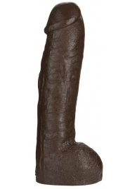 Большая насадка для трусиков Vac-U-Lock Realistic Hung - 31,7 см. - Doc Johnson - купить с доставкой в Муроме