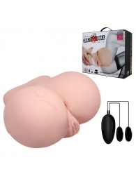 Вагина и анус с вибрацией CrazyBull Vagina and Ass - Baile - в Муроме купить с доставкой