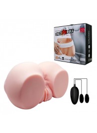 Телесный мастурбатор с двумя любовными тоннелями и вибрацией - Baile - в Муроме купить с доставкой
