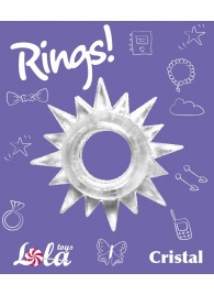 Прозрачное эрекционное кольцо Rings Cristal - Lola Games - в Муроме купить с доставкой