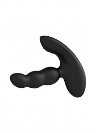 Черный силиконовый стимулятор простаты Levett Nitoc с пультом ДУ - Levett - в Муроме купить с доставкой