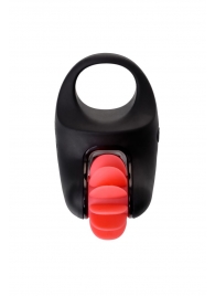 Чёрно-красное эрекционное виброкольцо Erotist - Erotist Adult Toys - в Муроме купить с доставкой