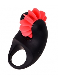 Чёрно-красное эрекционное виброкольцо Erotist - Erotist Adult Toys - в Муроме купить с доставкой