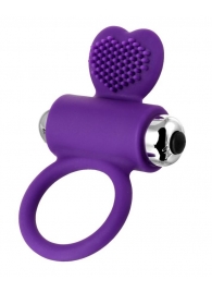 Фиолетовое виброкольцо с ресничками JOS PERY - JOS - в Муроме купить с доставкой