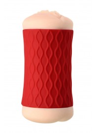 Двухсторонний мастурбатор JOS  NADIN в красном цилиндре - JOS - в Муроме купить с доставкой