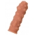 Телесная реалистичная насадка KOKOS Extreme Sleeve 11 с дополнительной стимуляцией - 12,7 см. - KOKOS - в Муроме купить с доставкой