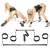 Комплект наручников и наножников с распорками Spread  em Bar and Cuff Set - Pipedream - купить с доставкой в Муроме
